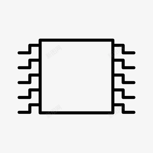 cpu计算机硬件图标svg_新图网 https://ixintu.com cpu 处理器 技术 硬件 科学 科学和技术 计算机