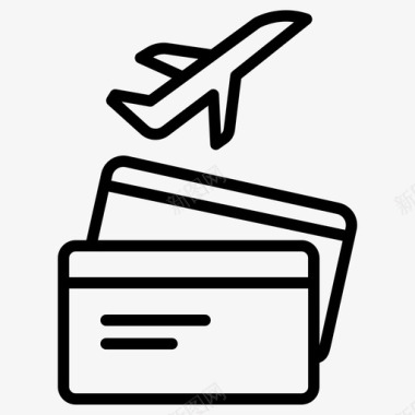 机票付款优惠券财务图标图标