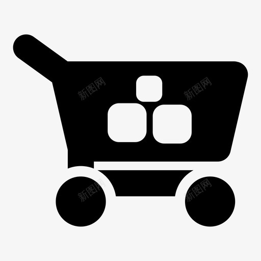 购物车购买携带图标svg_新图网 https://ixintu.com 商业 市场 携带 支付 购买 购物车