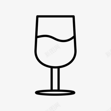 玻璃杯酒精饮料马提尼酒图标图标