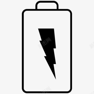 电池电池充电充电电池图标图标