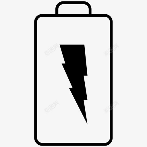 电池电池充电充电电池图标svg_新图网 https://ixintu.com 充电电池 电 电压 电池 电池充电