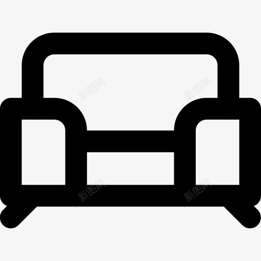 沙发商务家庭图标svg_新图网 https://ixintu.com 商务 室内 室内和家具 家具 家庭 房子 沙发