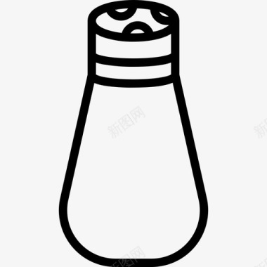 盐胡椒瓶厨房图标图标