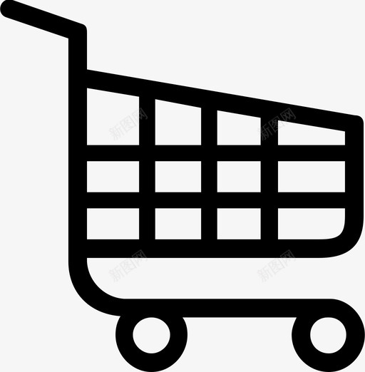 购物车食品杂货市场图标svg_新图网 https://ixintu.com 商店 市场 购物车 食品杂货