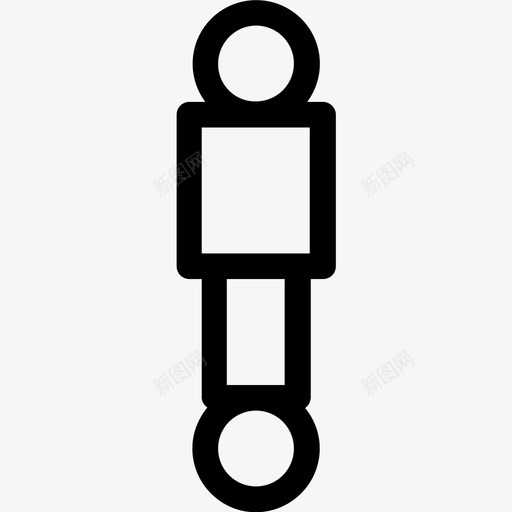 减震器底盘悬架图标svg_新图网 https://ixintu.com 减震器 底盘 悬架 汽车仪表板第2部分