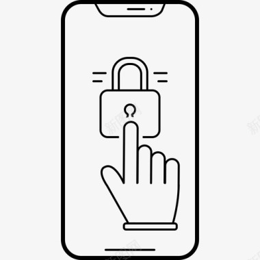 锁屏iphone隐私图标图标