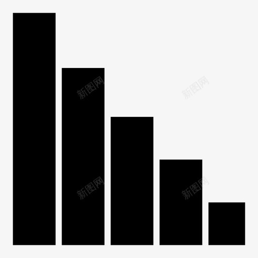 直方图减少图表图标svg_新图网 https://ixintu.com 减少 图表 库存 直方图