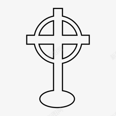 十字架基督死亡图标图标