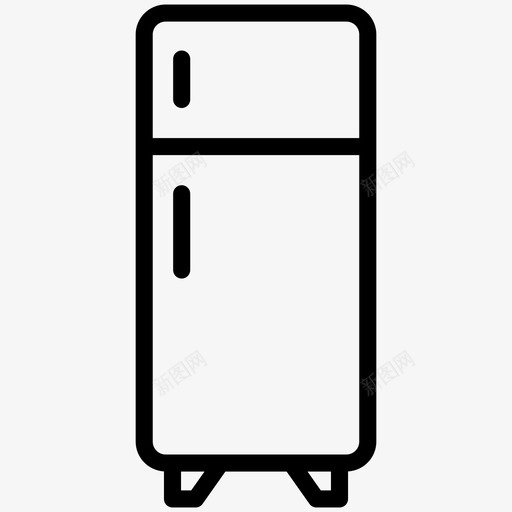 冰箱厨房系列16图标svg_新图网 https://ixintu.com 冰箱 厨房 系列16