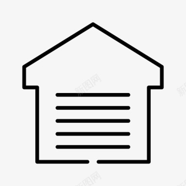 仓库物流市场图标图标