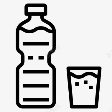 瓶子杯子饮料图标图标