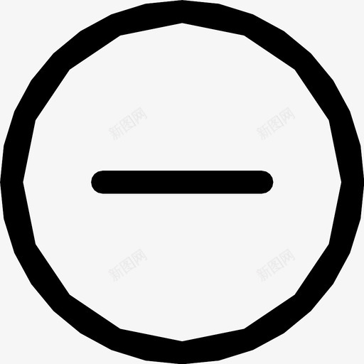 减号圆圈删除图标svg_新图网 https://ixintu.com 减号 减少 删除 圆圈