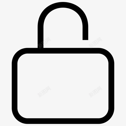 解锁免费登录图标svg_新图网 https://ixintu.com 不安全 免费 密码 登录 解锁