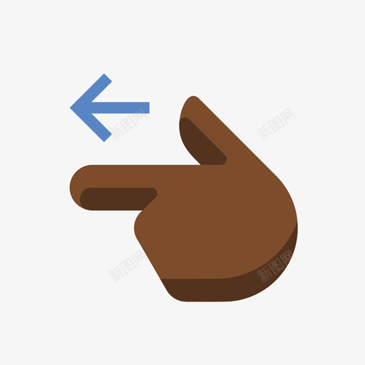 finger point left 01svg_新图网 https://ixintu.com finger point left 01