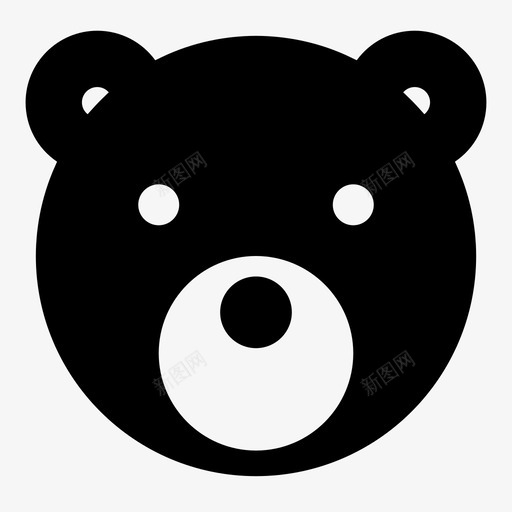 泰迪熊朋友毛茸茸的图标svg_新图网 https://ixintu.com 动物 哺乳动物 尼斯 朋友 毛茸茸的 泰迪熊 玩具