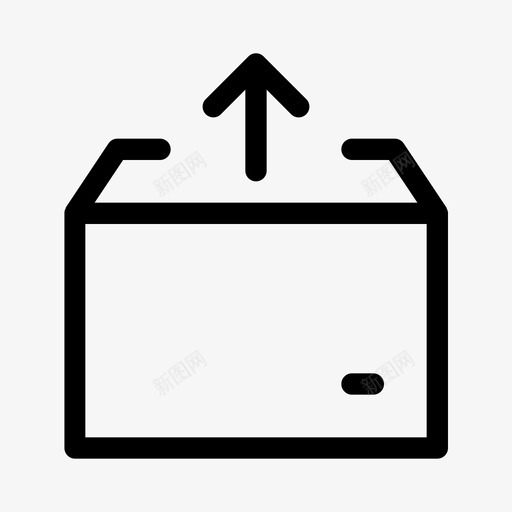 拉出包装盒子纸板图标svg_新图网 https://ixintu.com 包装输送线 容器 拉出 拉出包装 盒子 纸板