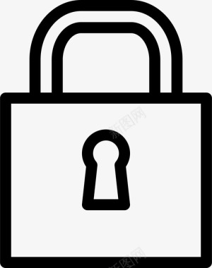 锁密码保险箱图标图标