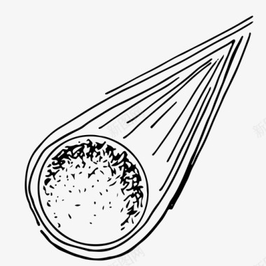 彗星天文学宇航员图标图标