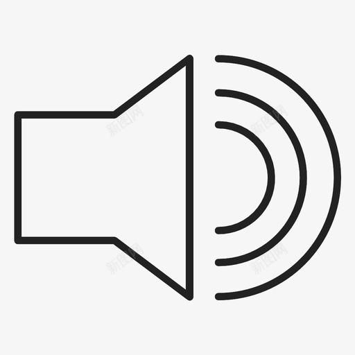 音量音乐噪音图标svg_新图网 https://ixintu.com 噪音 声音 音乐 音量