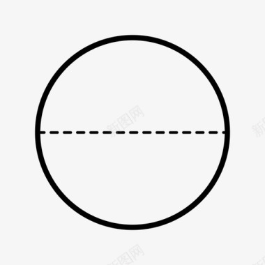 圆几何四分之一图标图标
