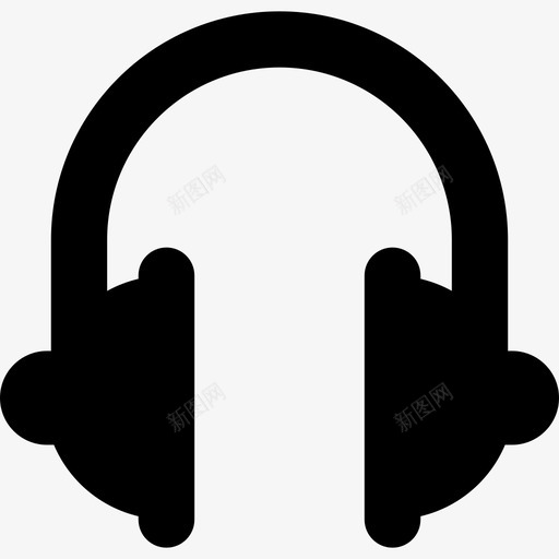大耳机技术扩展用户界面图标svg_新图网 https://ixintu.com 大耳机 扩展用户界面 技术