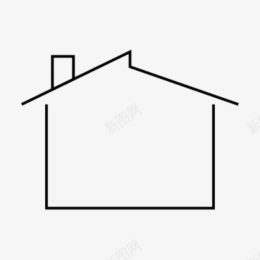 住宅地址建筑图标图标