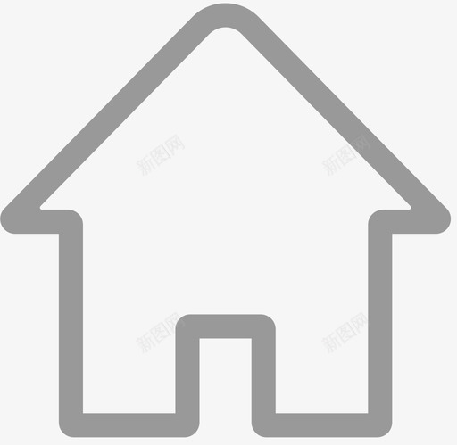 home page(Not click) icon svg_新图网 https://ixintu.com home page(Not click) icon 