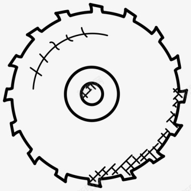 圆锯切割工具电动切割机图标图标