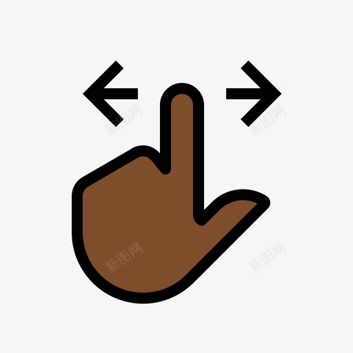 finger slide 01svg_新图网 https://ixintu.com finger slide 01