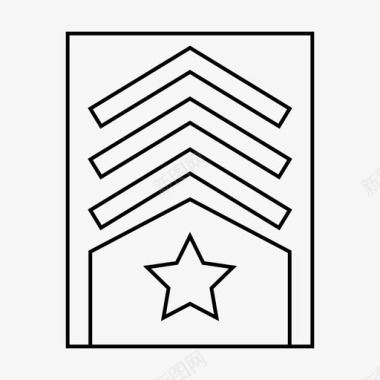 军衔指挥官等级图标图标
