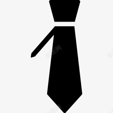 大领带时尚商业和金融图标图标
