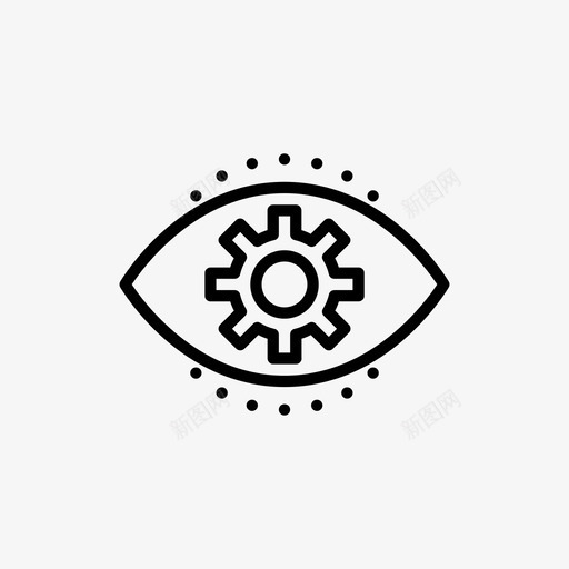 眼睛装备工厂查找图标svg_新图网 https://ixintu.com 商业图标 工厂 技术 支持 机械 查找 眼睛装备