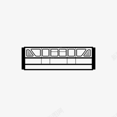 单轨地铁火车图标图标
