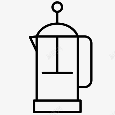 法式咖啡早餐饮料图标图标