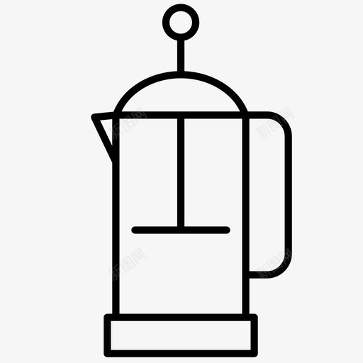 法式咖啡早餐饮料图标svg_新图网 https://ixintu.com 早餐 法式咖啡 饮料