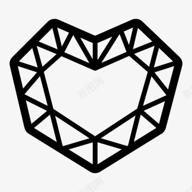 钻石灿烂宝石图标图标