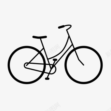 自行车安阿伯交通图标图标