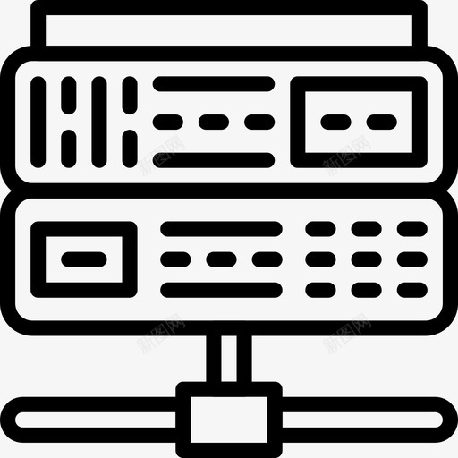 路由器连接internet网络图标svg_新图网 https://ixintu.com Pretycons连接vol1概述 internet web 网络 路由器连接