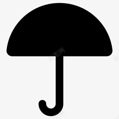伞预报保护伞图标图标