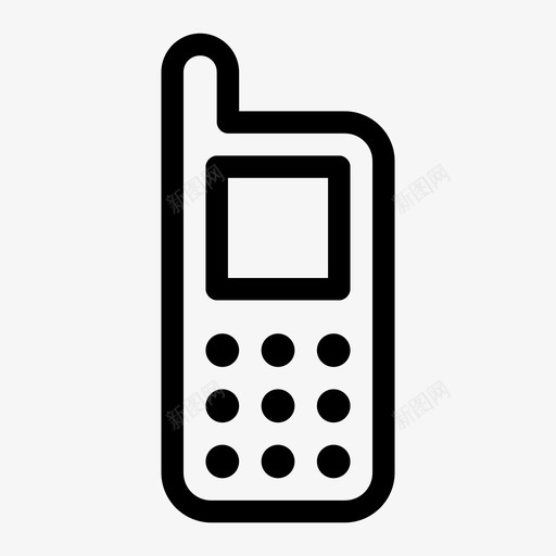 手机复古手机转盘图标svg_新图网 https://ixintu.com 媒体媒体 手机 手机复古 转盘