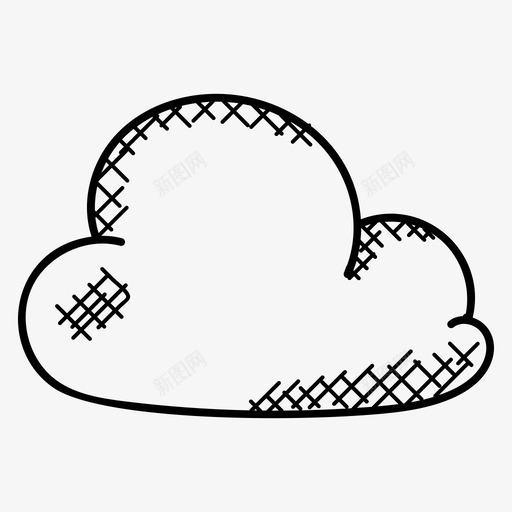 云icloud气象图标svg_新图网 https://ixintu.com icloud 云 天气 搜索引擎优化和营销涂鸦图标 气象 浮云