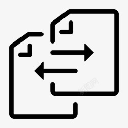 office标识文件传输数据文档图标高清图片
