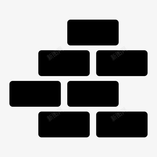 砖块建筑石头图标svg_新图网 https://ixintu.com 墙 建筑 石头 砖块