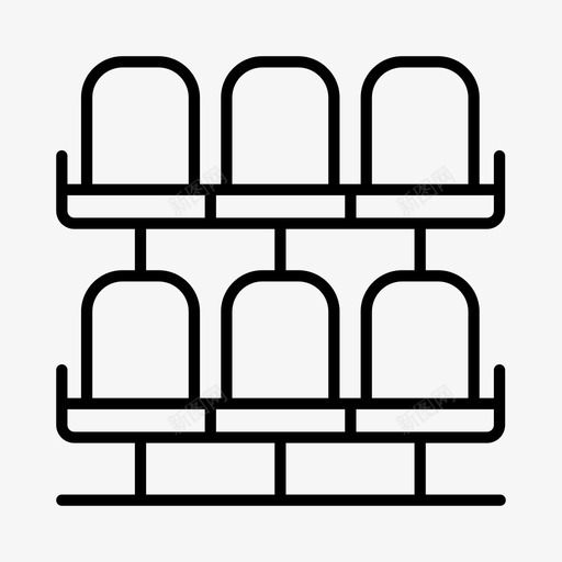 座位飞机机场图标svg_新图网 https://ixintu.com 座位 机场 航空 飞机 飞机座位