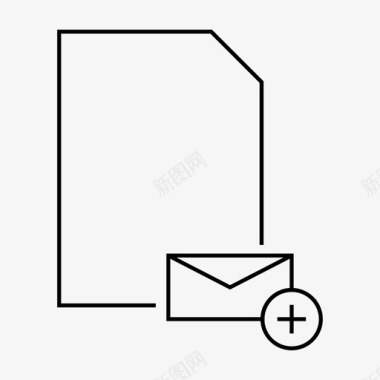 收件箱文档文件图标图标