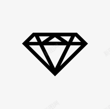 钻石珠宝角色和组织图标图标