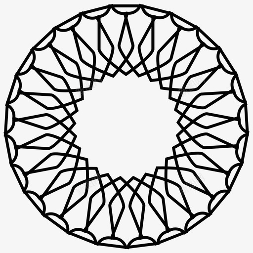吉洛切圆装饰图标svg_新图网 https://ixintu.com 元素 吉洛切 吉洛切元素13 圆 对称 螺旋图 装饰