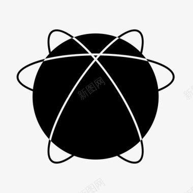 量子原子电子图标图标