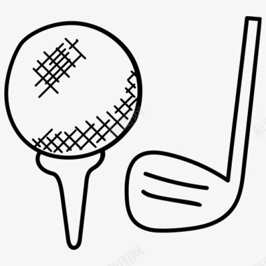 高尔夫高尔夫球高尔夫俱乐部图标图标